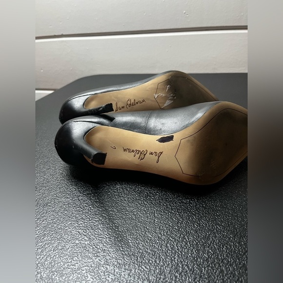 SAM Edelman Danna pointed toe heel - black, stiletto, leather - Picture 5 of 8